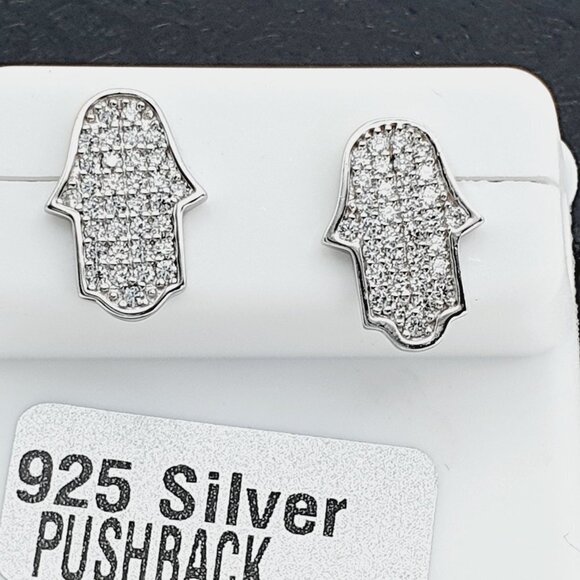 "925 sterling silver luxury CZ earrings for women/girls, Best for RJUS21… - Picture 10 of 11